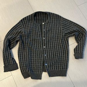 ML studio 100% cashmere cardigan sweater